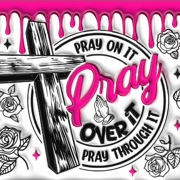 3D Christian Tumbler, Inspirational Tumbler, Spiritual 20oz Tumbler - Picture 2 of 7